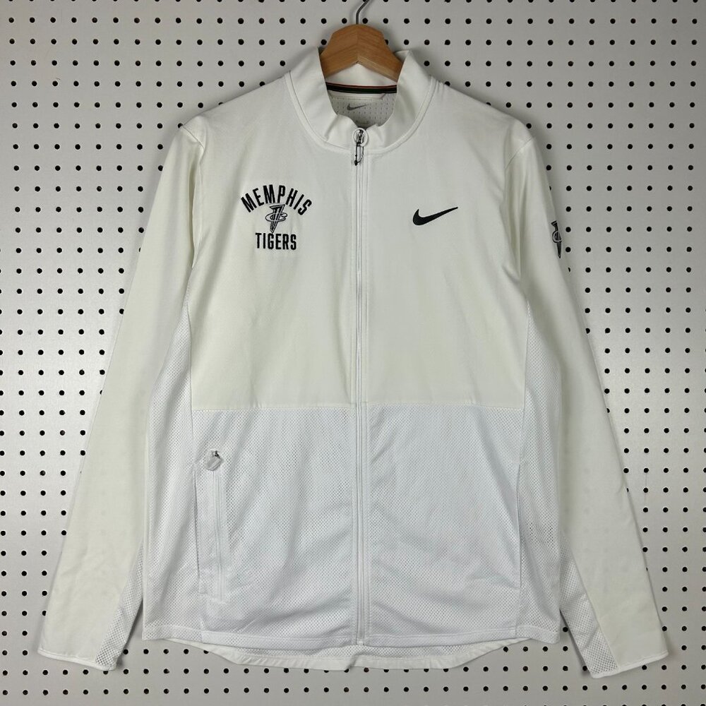 Nike 1 Cent Memphis Tigers Jacket Medium Track PE White Penny‎ Hardaway Full Zip
